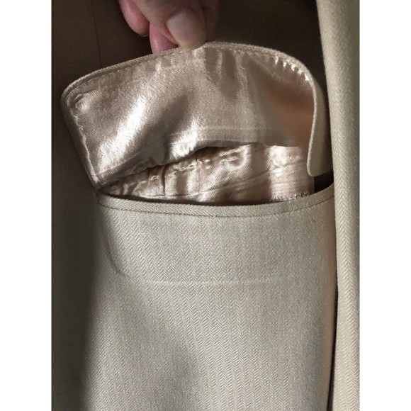 Vintage Men’s Suit Jacket by NIK Konfecija 1960s Made In Zagreb Yugoslavia Cream - Picture 15 of 16